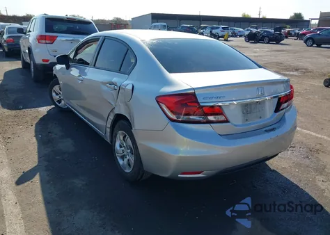 2014 Honda Civic Lx из США, поврежденный, VIN 19XFB2F59EE225521
